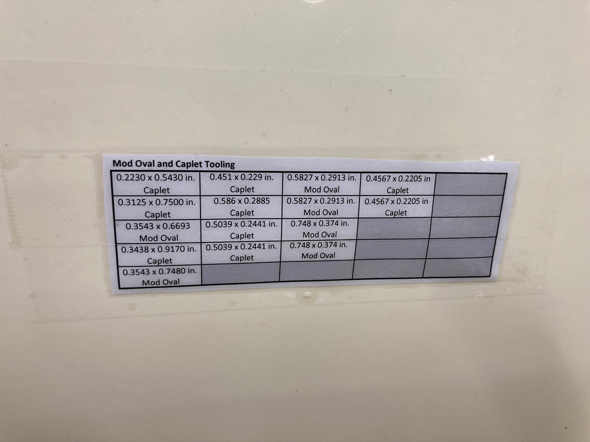 Elizabeth Carbide Compression Tablet Press Punches & Dies