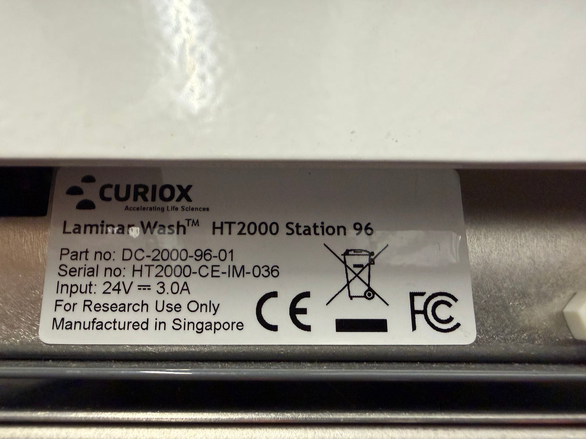 Curiox Laminar Wash HT2000 Station 96 with HT Buffer Exchanger 5