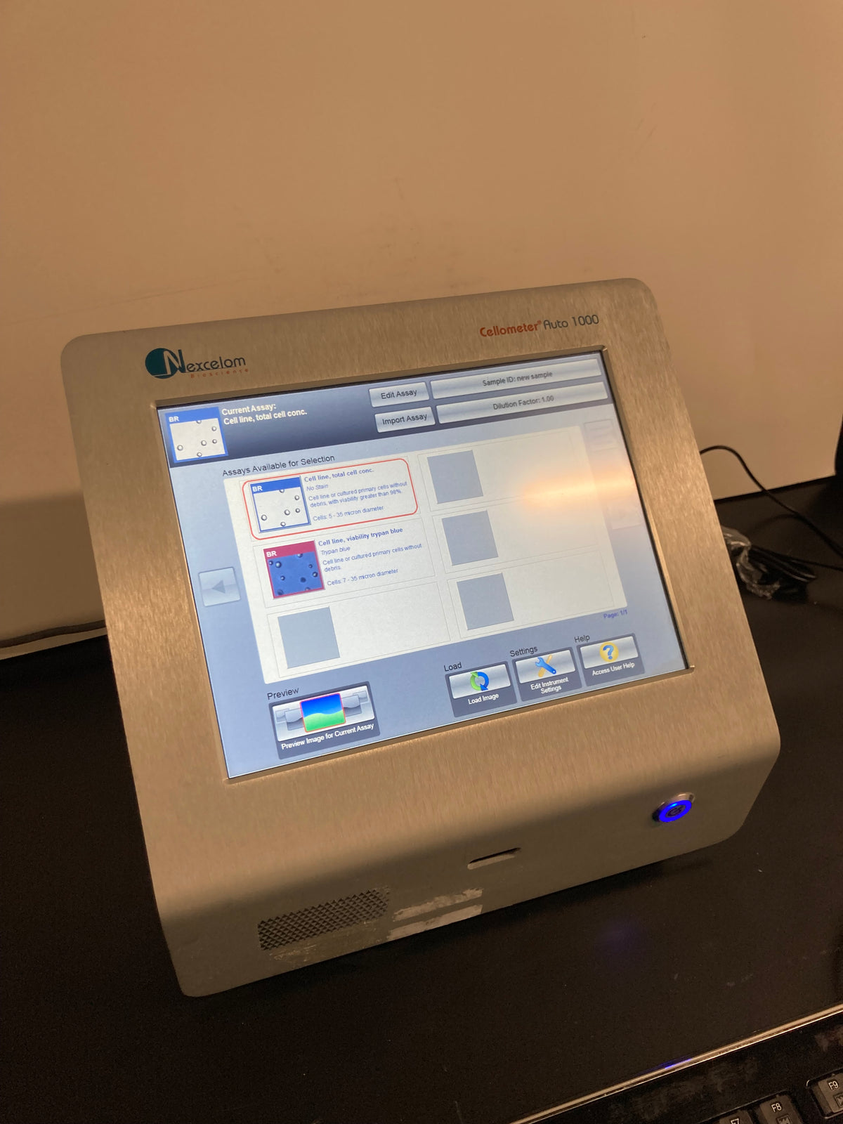 Nexcelom Bioscience Cellometer Auto 1000 Cell Counter