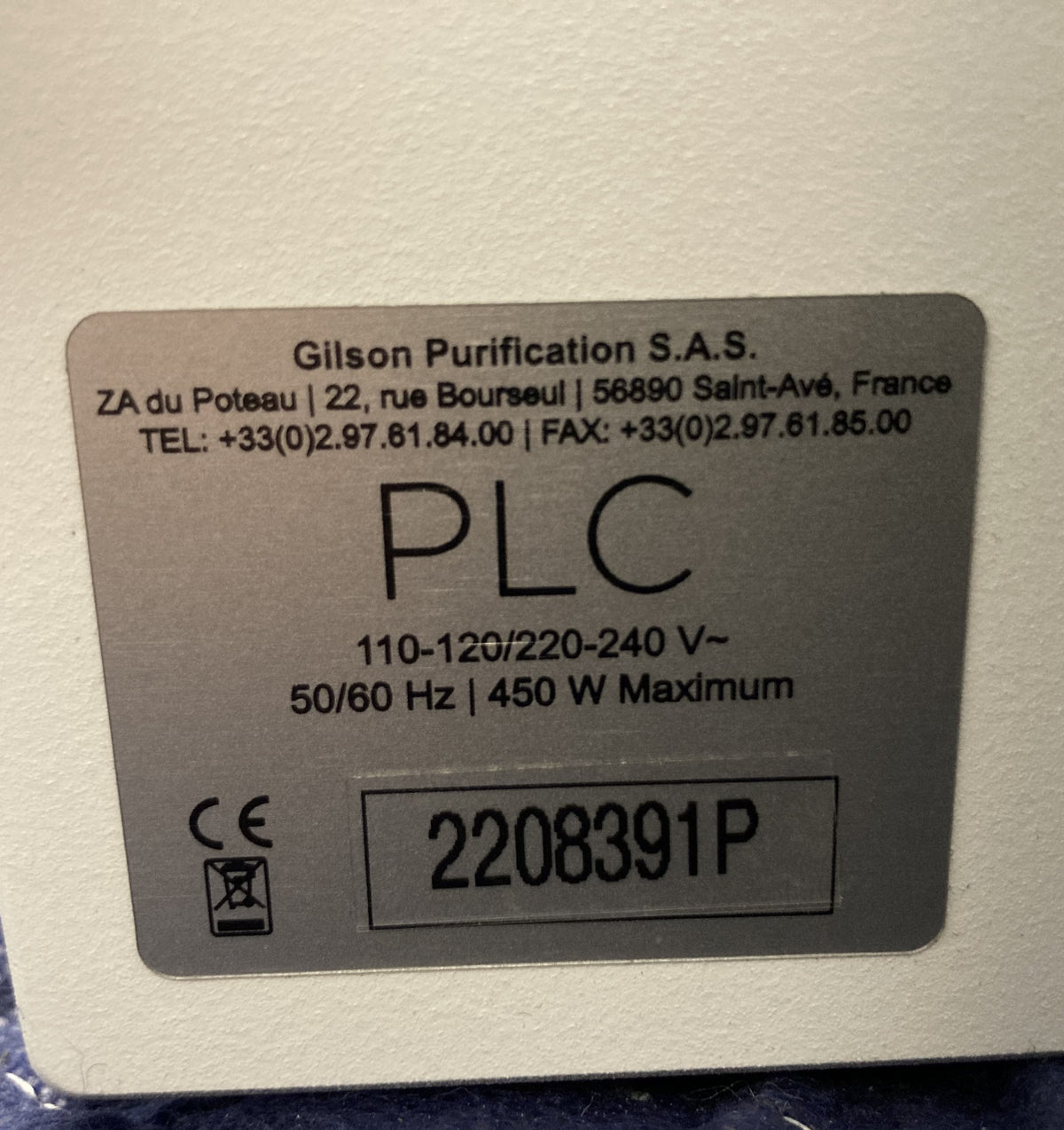 Gilson PLC 2050 Purification System paired with a CPC 250 Column
