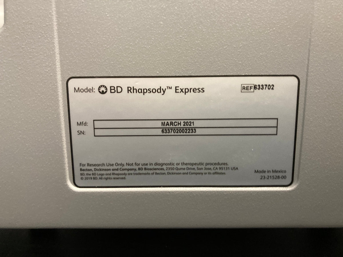 BD Rhapsody Single-Cell Analysis System (Scanner & Express)