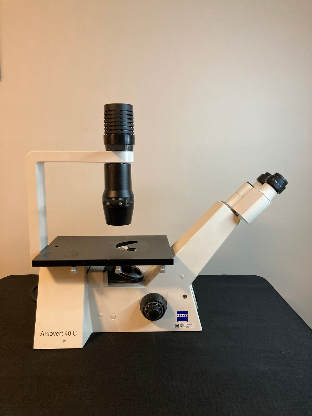 Zeiss Axiovert 40C Inverted Phase Contrast Microscope