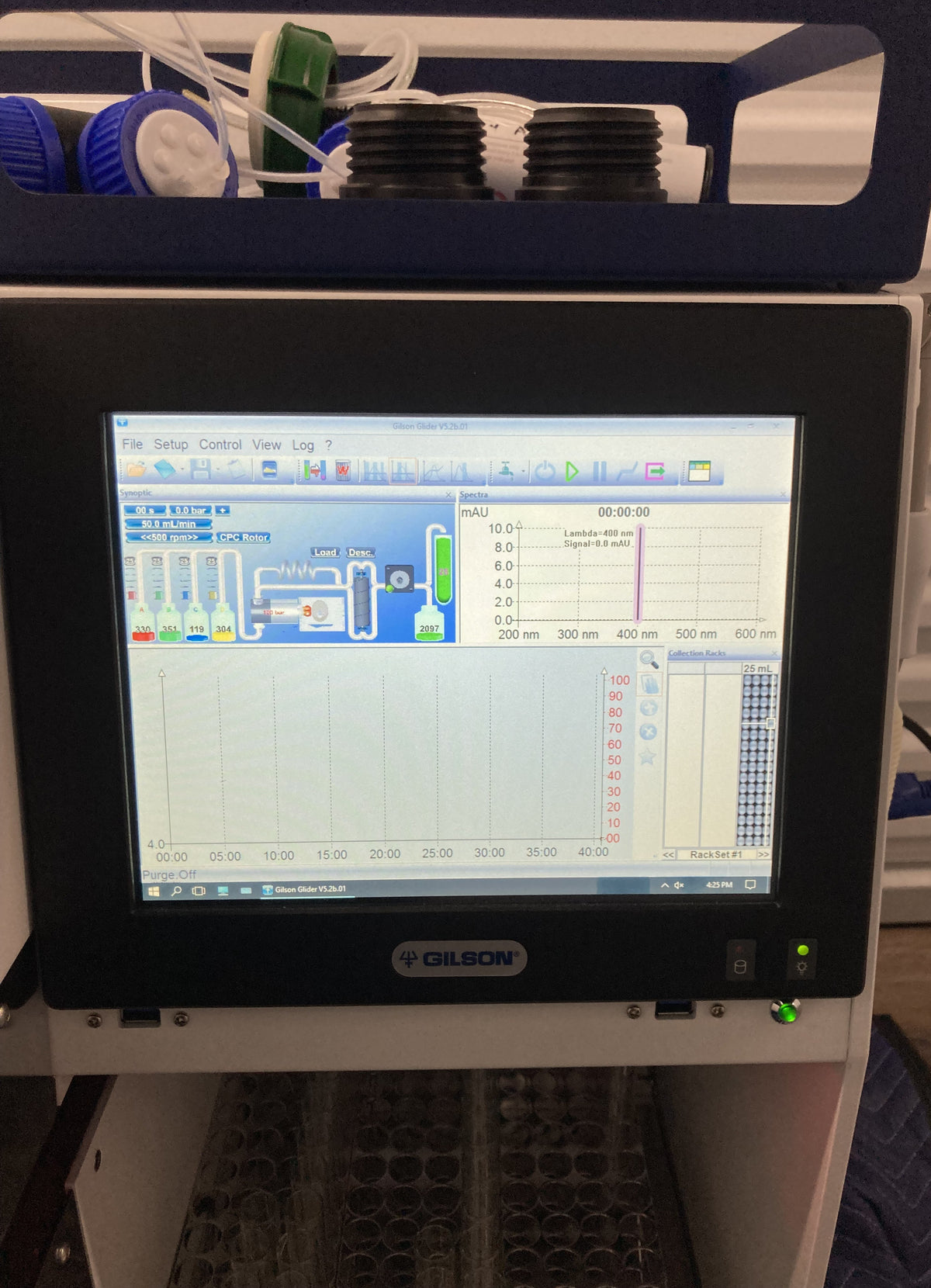 Gilson PLC 2050 Purification System paired with a CPC 250 Column