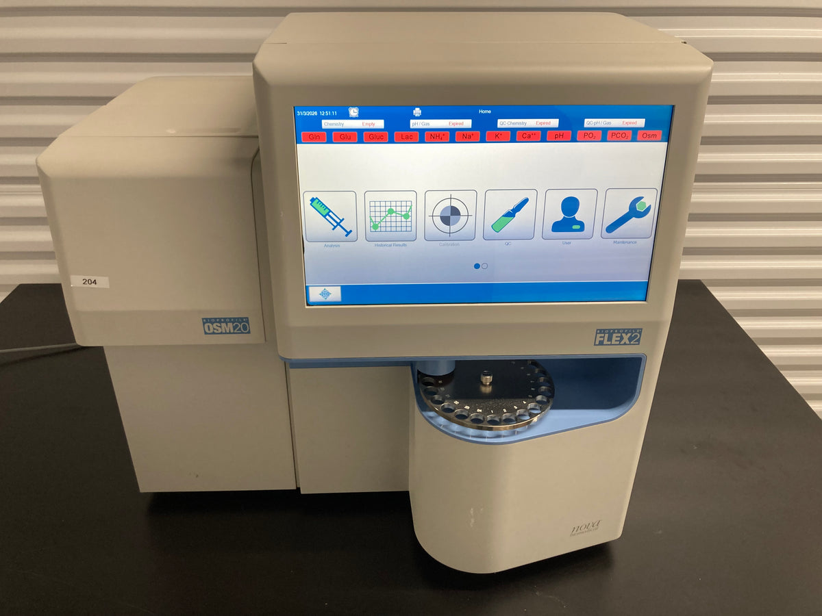 Nova Biomedical BioProfile Flex 2 Automated Cell Culture Analyzer with OSM20 Osmometer Module
