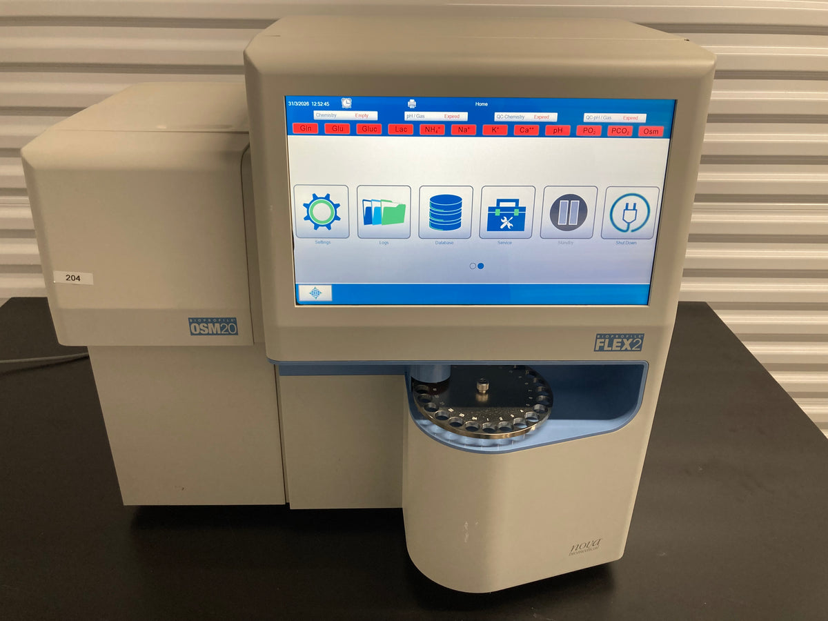 Nova Biomedical BioProfile Flex 2 Automated Cell Culture Analyzer with OSM20 Osmometer Module