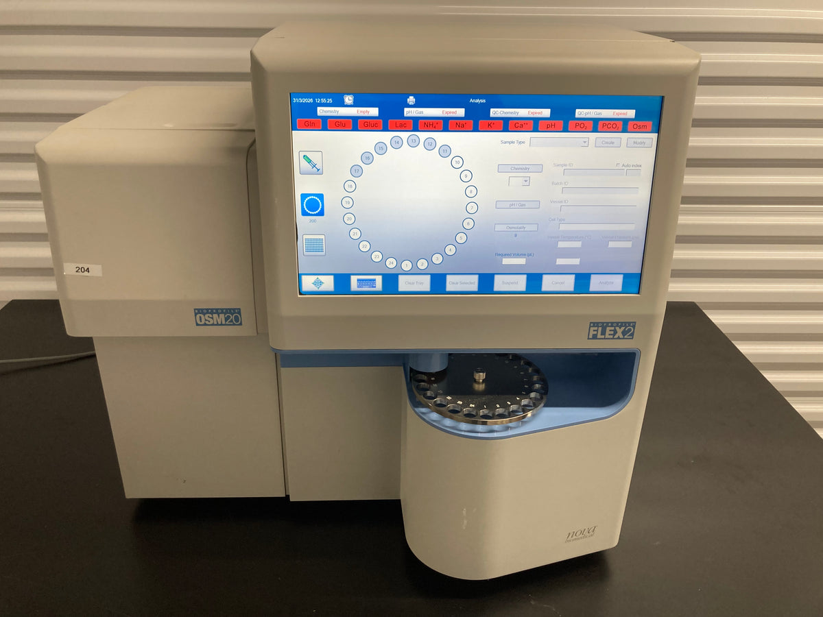 Nova Biomedical BioProfile Flex 2 Automated Cell Culture Analyzer with OSM20 Osmometer Module