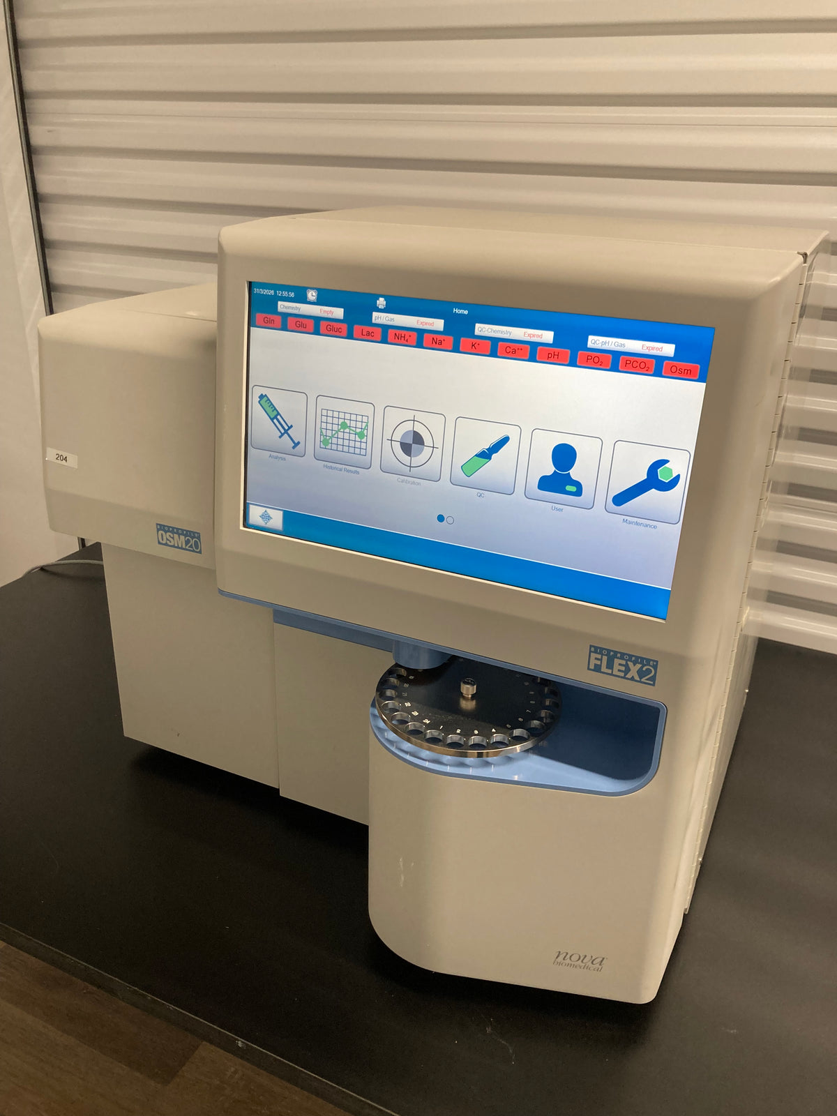Nova Biomedical BioProfile Flex 2 Automated Cell Culture Analyzer with OSM20 Osmometer Module