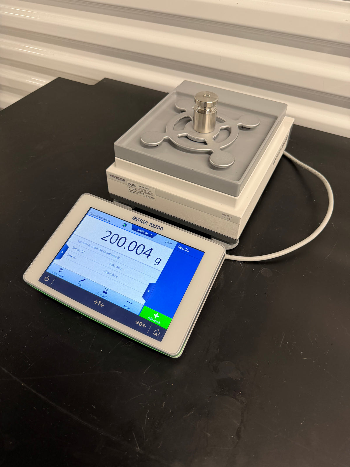Mettler Toledo XPR303SN Excellence Precision Balance (310 g x 1 mg)