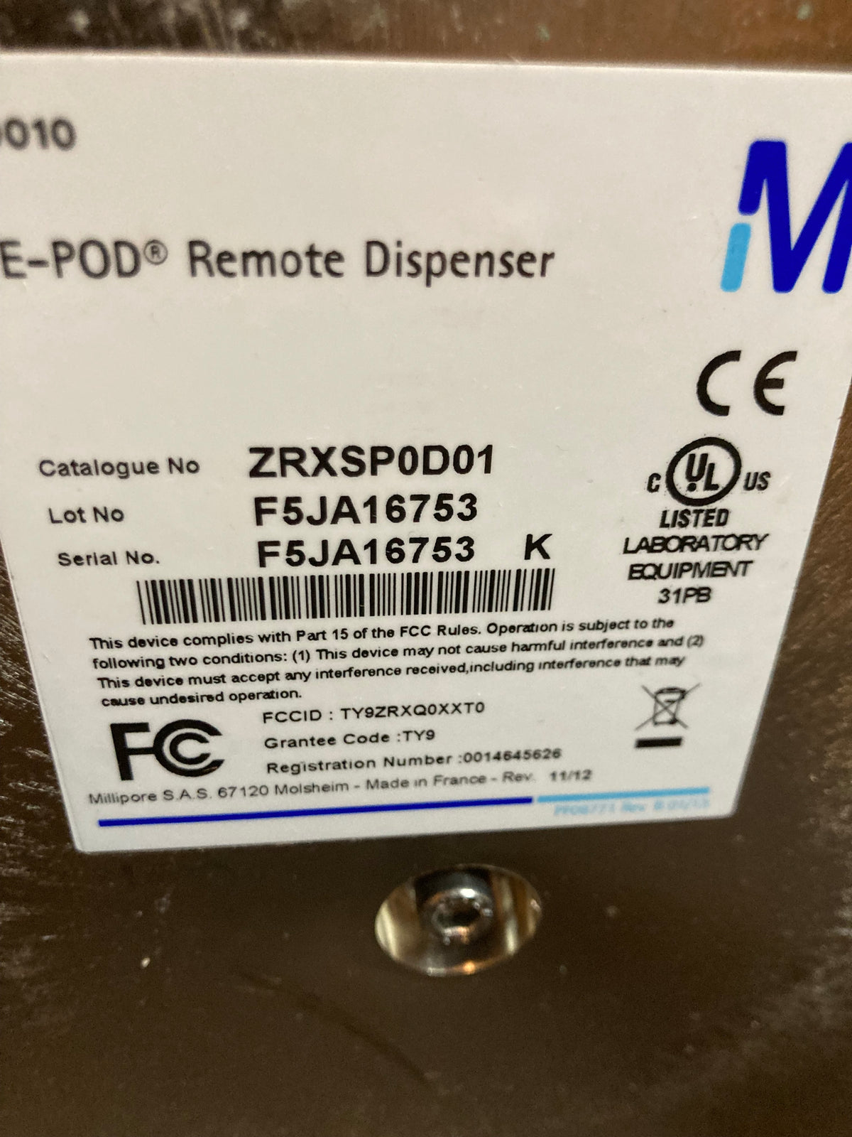 Millipore Elix Advantage 5 Water Purification System