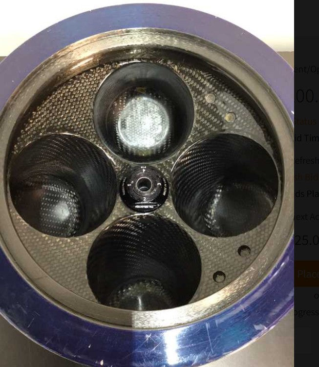 Piramoon Technologies FIBERLite F9-4x1000y Fixed-Angle Centrifuge Rotor