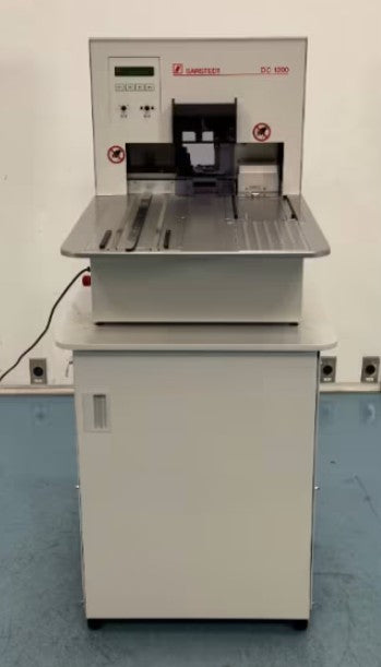 SARSTEDT DC1200 Automated Tube Decapper w/Air Supply & Base Cabinet (Unused)
