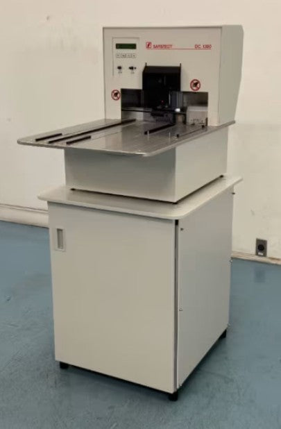 SARSTEDT DC1200 Automated Tube Decapper w/Air Supply & Base Cabinet (Unused)